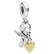 Alloy Rhinestones Heart Shape Bow Knot