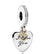 Alloy Rhinestones Heart Shape Bow Knot