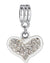 Alloy Rhinestones Heart Shape Bow Knot