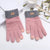 Alpaca Wool Knitted Touch Screen Gloves Women's Full-finger Warm Padded Velvet Lovers Gloves Korean Winter Riding Gloves