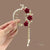 Ancient Style Orchid Tassel Hairpin Ball Head Fixed Clip Female High-grade Hair Buckle Temperament Half Tie Updo Hair Accessories