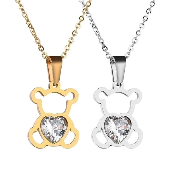 Animal Stainless Steel Titanium Steel Plating Necklace