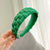 Artistic Solid Color Lingge Cloth Hair Band