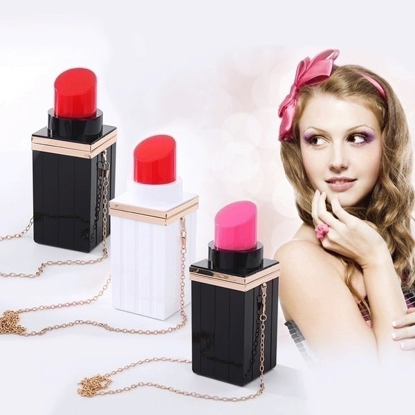 Arylic Lipstick Square Evening Bags