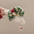 Autumn And Winter Christmas Plush Beads Duckbill Clip Elegant Temperament Hairpin Back Head Hair Shark Clip Grab Hair Accessories