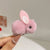 Autumn And Winter Cute Three-dimensional Bunny Hairpin Female Children Baby Plush Hair Side Clip Girls' Clip Headwear