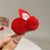 Autumn And Winter Cute Three-dimensional Bunny Hairpin Female Children Baby Plush Hair Side Clip Girls' Clip Headwear