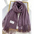 Autumn And Winter  New Cashmere Scarf Texture Solid Color Tassel Warm Long Shawl  Thick Couple Scarf