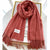 Autumn And Winter  New Cashmere Scarf Texture Solid Color Tassel Warm Long Shawl  Thick Couple Scarf