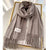 Autumn And Winter  New Cashmere Scarf Texture Solid Color Tassel Warm Long Shawl  Thick Couple Scarf