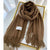 Autumn And Winter  New Cashmere Scarf Texture Solid Color Tassel Warm Long Shawl  Thick Couple Scarf