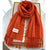 Autumn And Winter  New Cashmere Scarf Texture Solid Color Tassel Warm Long Shawl  Thick Couple Scarf