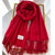 Autumn And Winter  New Cashmere Scarf Texture Solid Color Tassel Warm Long Shawl  Thick Couple Scarf