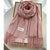 Autumn And Winter  New Cashmere Scarf Texture Solid Color Tassel Warm Long Shawl  Thick Couple Scarf