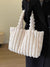 Autumn And Winter New  Fashion Plush Shoulder Bag Personality Simple Corduroy Tote Bag Large Capacity Furry Handbag