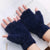 Autumn And Winter New Men's And Women's Warm Gloves Cashmere Finger Office Writing Skin-friendly Gloves For Young Students Tide