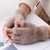 Autumn And Winter New Men's And Women's Warm Gloves Cashmere Finger Office Writing Skin-friendly Gloves For Young Students Tide