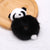 Autumn And Winter New Plush Panda Hair Rope Cute Girl's Heart Hair Ring Cartoon Student Hair Band Hair Band Hair Rope Hair Accessories