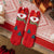 Autumn And Winter New Socks Women's Thickened Coral Velvet Christmas Socks Women's Mid-calf Floor Socks Three-dimensional Cartoon Sleep Socks