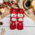 Autumn And Winter New Socks Women's Thickened Coral Velvet Christmas Socks Women's Mid-calf Floor Socks Three-dimensional Cartoon Sleep Socks