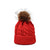 Autumn And Winter New Twist Knit Hat Wool Ball Fashion Trend Warmth Pure Color Woolen Hat