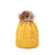 Autumn And Winter New Twist Knit Hat Wool Ball Fashion Trend Warmth Pure Color Woolen Hat