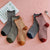 Autumn And Winter Retro Casual Small Square Lattice Ladies Mid-tube Socks Wholesale