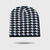 Autumn And Winter Warm Hat Female Fashion Retro Houndstooth Knitted Hat