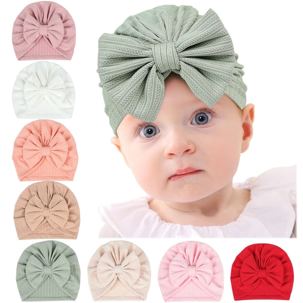 Baby Girl's Baby Boy's Minimalist Solid Color Jacquard Baby Hat