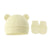 Baby Pullover Cap  Ears Baby Hat Newborn Tire Cap Anti-scratch Gloves 2-piece Set