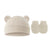 Baby Pullover Cap Ears Baby Hat Newborn Tire Cap Anti-scratch Gloves 2-piece Set