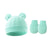 Baby Pullover Cap  Ears Baby Hat Newborn Tire Cap Anti-scratch Gloves 2-piece Set