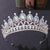 Baroque Style Crown Alloy Inlay Crystal Rhinestones Crown 1 Piece