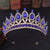 Baroque Style Crown Alloy Inlay Crystal Rhinestones Crown 1 Piece