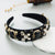 Baroque Style Flower Cloth Inlay Rhinestones Glass Pearl Hair Band