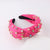 Baroque Style Geometric Cloth Inlay Artificial Rhinestones Hair Band