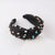 Baroque Style Geometric Cloth Inlay Artificial Rhinestones Hair Band