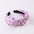 Baroque Style Geometric Cloth Inlay Artificial Rhinestones Hair Band