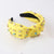 Baroque Style Geometric Cloth Inlay Artificial Rhinestones Hair Band