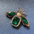 Baroque Style Pin Alloy Copper Inlay Crystal Glass Women'S Brooches