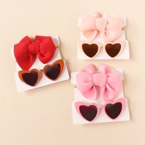 Basic Classic Style Bow Knot Cloth Hair Clip