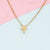 Basic Classic Style Cross Stainless Steel Plating Gold Plated Silver Plated Pendant Necklace