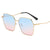 Basic Classic Style Geometric Ac Polygon Full Frame Men's Sunglasses