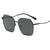 Basic Classic Style Geometric Ac Polygon Full Frame Men's Sunglasses