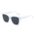 Basic Color Block Pc Square Full Frame Women's Sunglasses