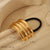 Basic Commute Women's Geometric Alloy Hair Tie