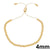 Basic Fashion Simple Style Round Copper Beaded Plating 18k Gold Plated Bracelets