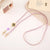 Basic Floral Pu Leather Alloy Mobile Phone Chain