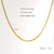 Basic Geometric Stainless Steel Plating 18k Gold Plated Necklace