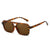 Basic Gradient Color Cheetah Print Ac Square Full Frame Women's Sunglasses